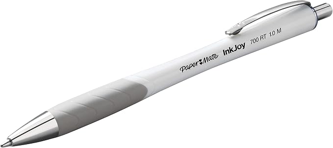 Paper Mate InkJoy 700RT Retractable Ballpoint Pens Medium Point White Barrel - Image 2