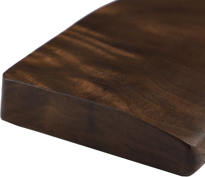 Ergonomic Wooden Wrist Rest Solid Wood Walnut - Image 3