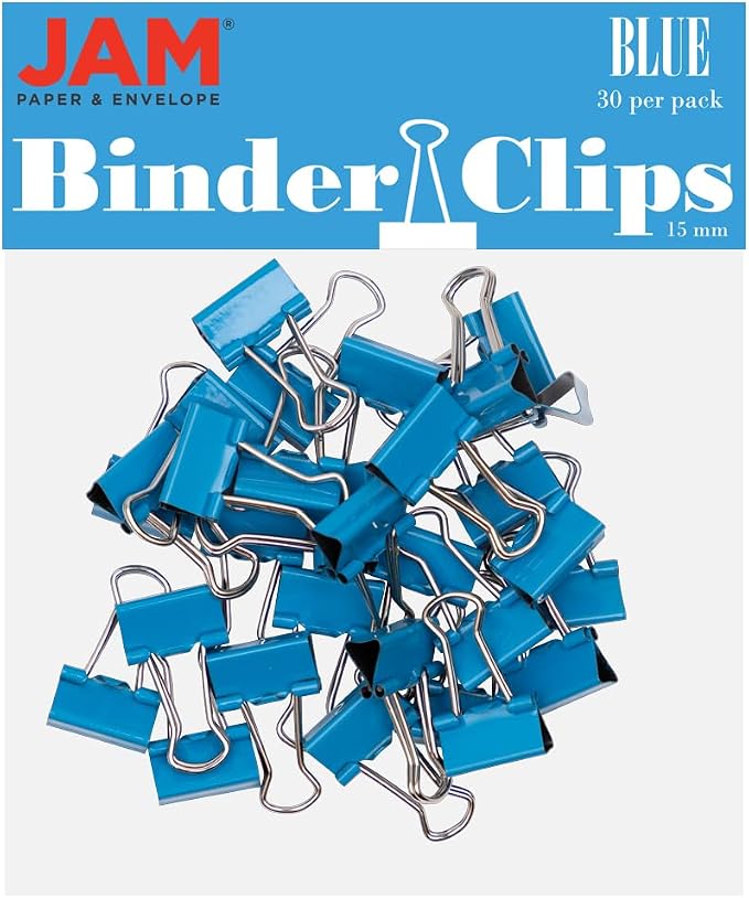 JAM PAPER Colorful Binder Clips by JAMPaper