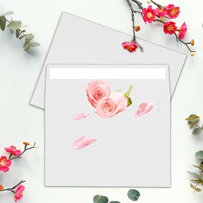 100Packs A7 White Envelopes 5x 7 Inch Card Envelopes, Self Seal - Image 5