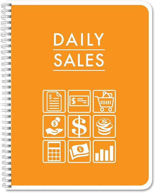 BookFactory Daily Sales Log Book/Notebook/Small Business Sales Log Book/Sales by BookFactory