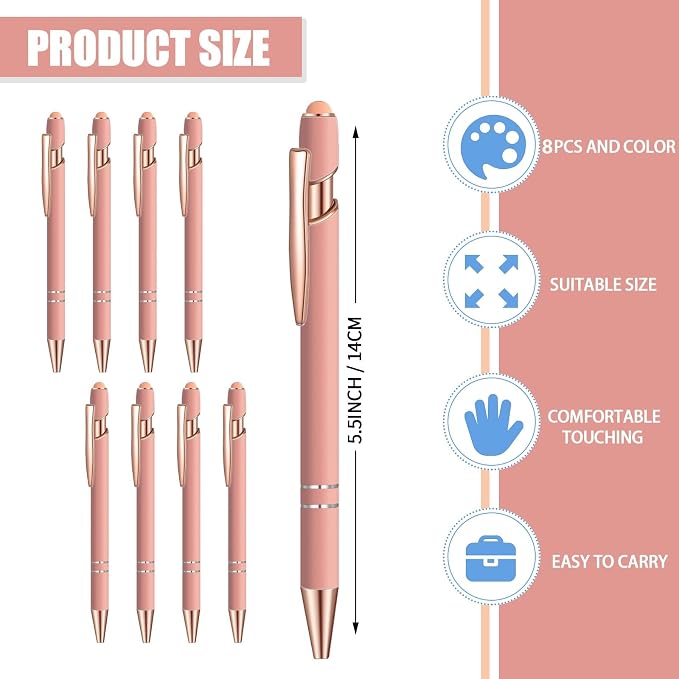 6 Pcs Blue Ink Ballpoint Pen - Image 2