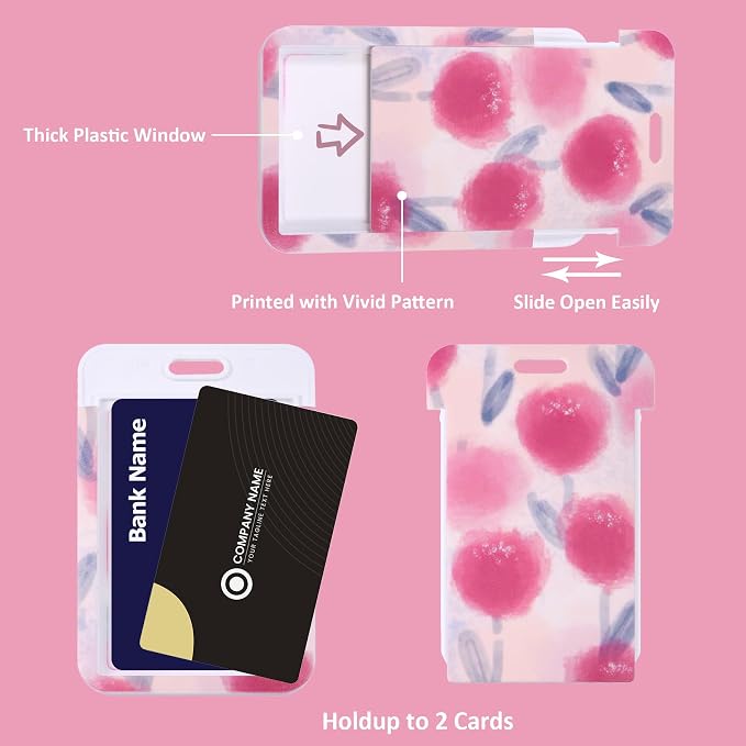 ID Card Badge Holder Key Chain - Image 4
