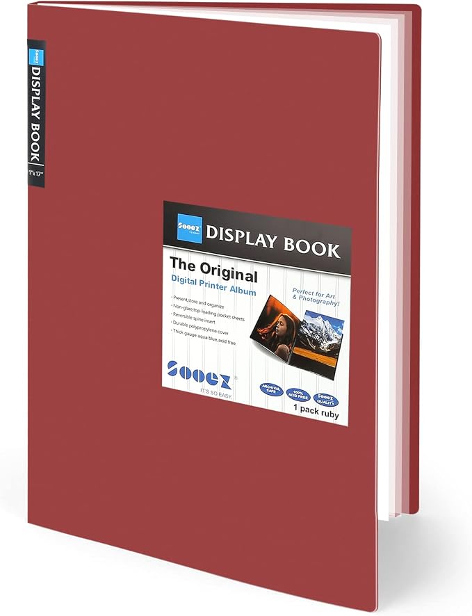 Sooez Art Portfolios 11"x17", Large Portfolio Folder by Sooez