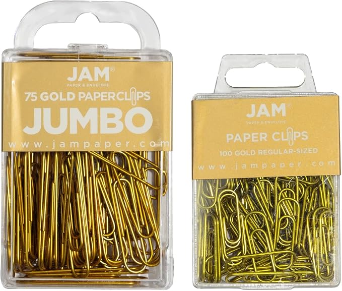 JAM PAPER Combo Pack Colorful Paper Clips by JAMPaper