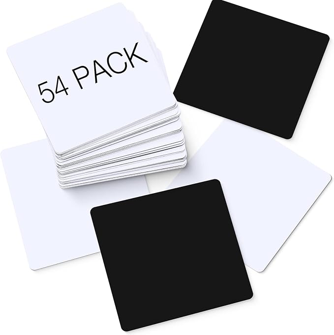 Spakon 50 Pack Dry Erase Blank Magnetic Labels Magnets Multipurpose Erasable by Aranorun