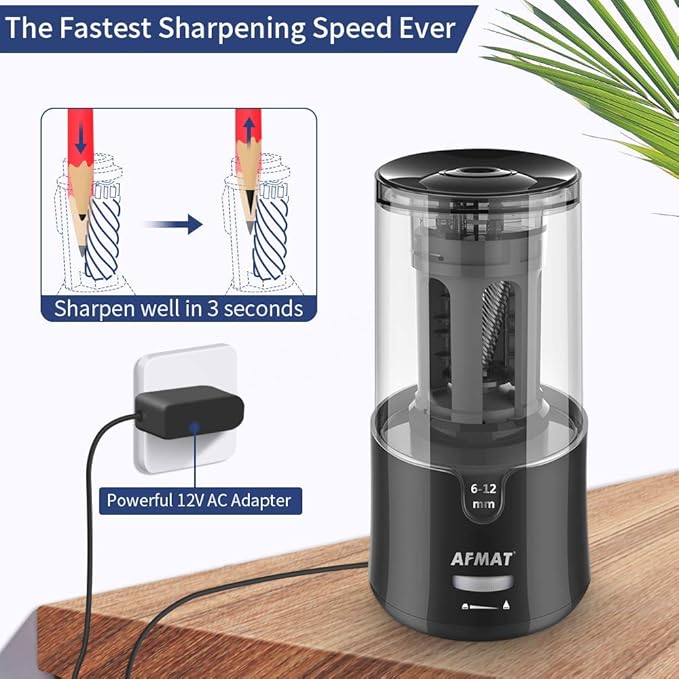 AFMAT Electric Pencil Sharpener - Image 3