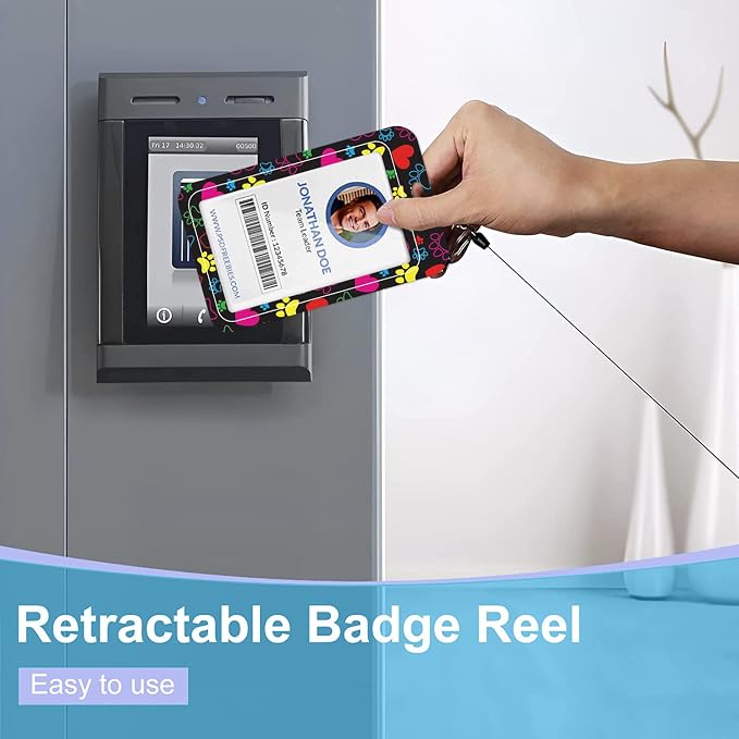 Badge Lanyard, Retractable Badge Holder - Image 5