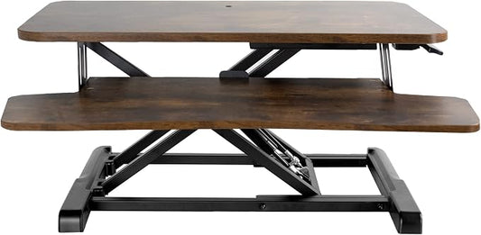 VIVO 28 inch Desk Converter, K Series, Height Adjustable Sit to Stand Riser by VIVO