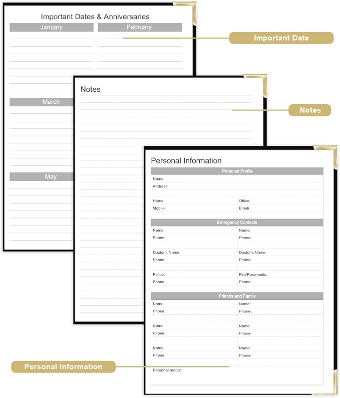 Undated Daily Planner 8.5"x11" - Image 5