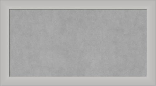 Amanti Art Silver Framed Magnetic Board 15x27 Small Vision Board by AmantiArt