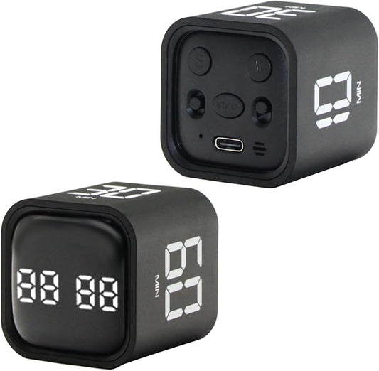 Productivity Timer Flip Gravity Sensor Cube Timer Countdown & Countup, Mute & by LUCKYTIME