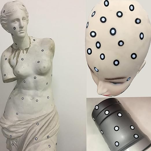 3D Scanner Markers for Industrial and Consumer 3D Scanner Optical Tracking Projects, HogarDeco 6.0mm 3D Scanner Dots 3D Target for Industrial and Interest 3D Scanning (500pcs, Inner 6mm, Outer 10mm）-DeskLoop Office