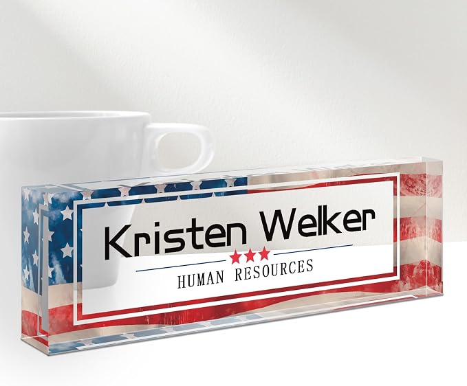 Gowellly Office Desk Name Plate Personalized by Gowelly