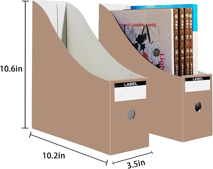 Limitliho 12 Pack Cardboard Magazine Holder - Image 4