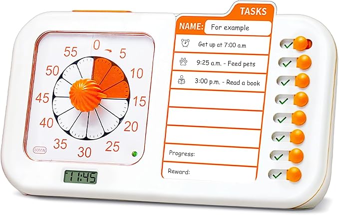 3-in-1 Visual ADHD Timer for Kids & Adults by BetterToolsBrighterFutures
