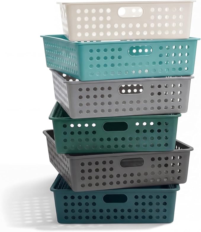 Geetery 6 Pack Classroom Storage Baskets by Geetery
