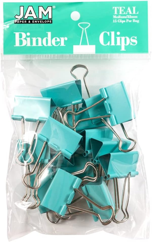 JAM PAPER Colorful Binder Clips by JAMPaper