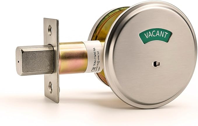 in-Use Vacant Commercial Bathroom Door Lock by Unknown