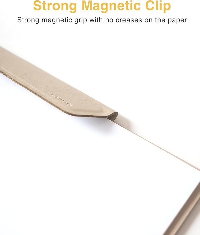 LHiDS Magnetic Clipboard – Slim Leather Writing Board - Image 2