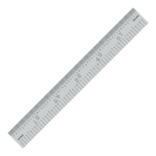 PEC Tools 6"/150mm Rigid Metal Ruler, High-Quality Steel Machinist Rule by PECTools