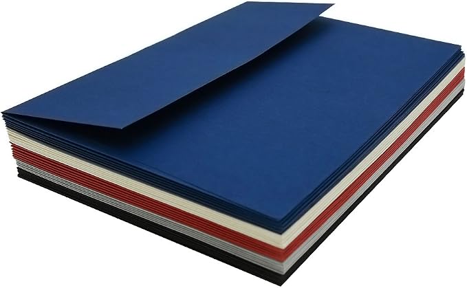 A7 Navy Blue Invitation 5x7 Envelopes 100 Count- Self Seal, Square Flap - Image 5