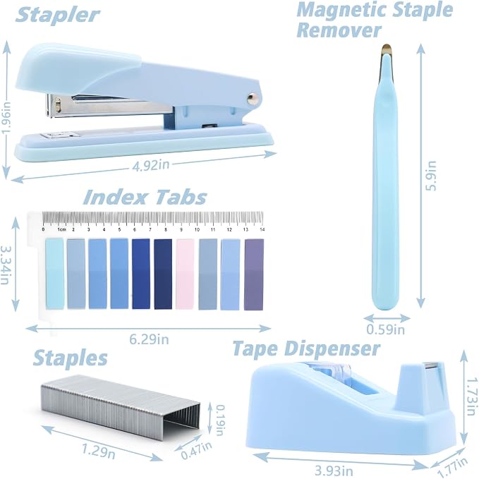 OfficeMate Stapler & Tape Dispenser Set - Image 2