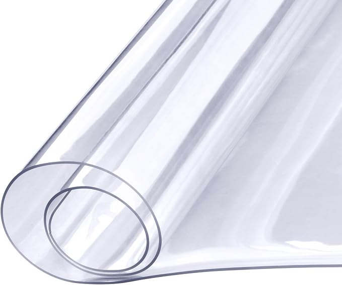 VEVOR Clear Table Cover Protector, 1.5 mm Thick Clear PVC Cover, Waterproof - Image 10