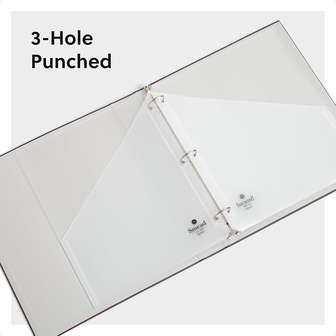 Smead Organized Up Poly Translucent Slash File Jacket, Three-Hole Punched - Image 3