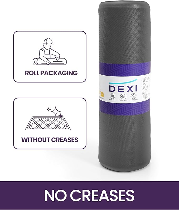 DEXI Kitchen Mat Cushioned Anti Fatigue, Non Slip Waterproof Comfort Standing Floor Rug for Kitchen, Office, Sink, Laundry, 70x20, Grey-DeskLoop Office