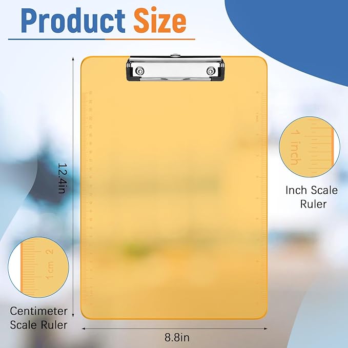 Dynta Plastic Clipboards 20 Pack A4/Letter Size - Image 3