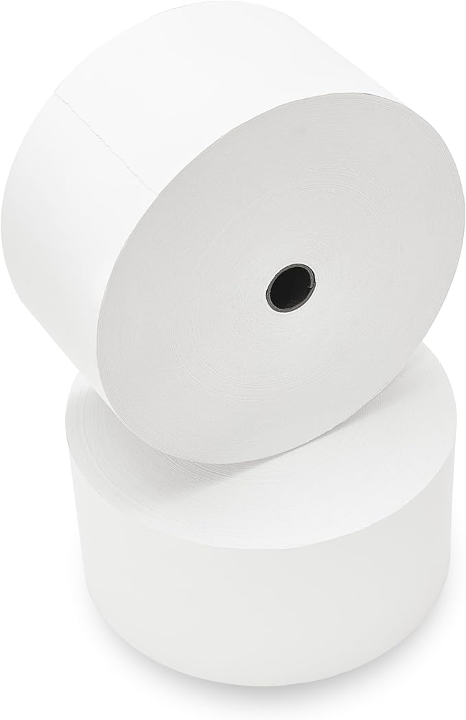 3 1/8" x 815' Heavy Weight ATM Thermal Receipt Paper Rolls Compatible with most Nautilus Hyosung ATM's. (Pack of 8)-DeskLoop Office