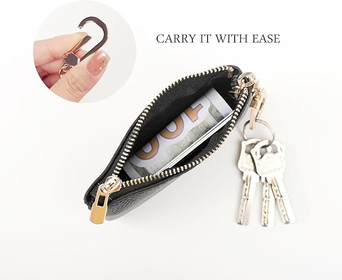 Full Grain Leather Coin Purse - Image 7