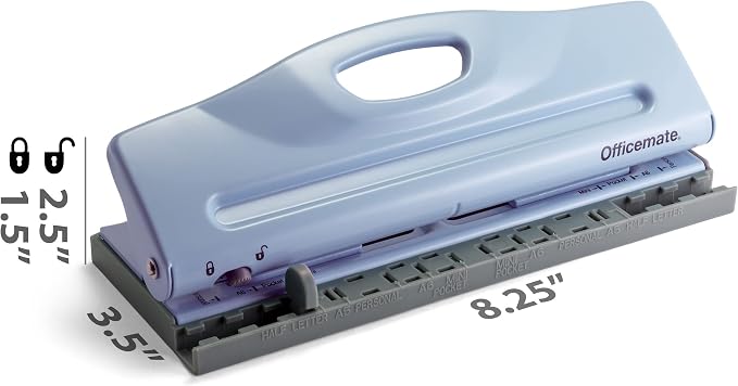 Officemate Adjustable 6-Hole Punch - Image 2