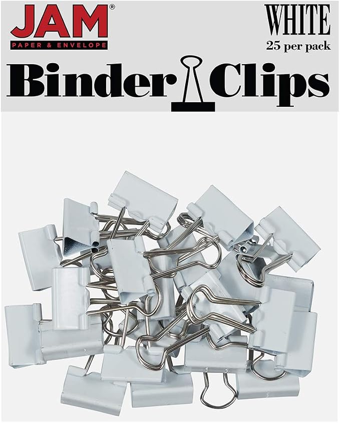 JAM PAPER Colorful Binder Clips by JAMPaper