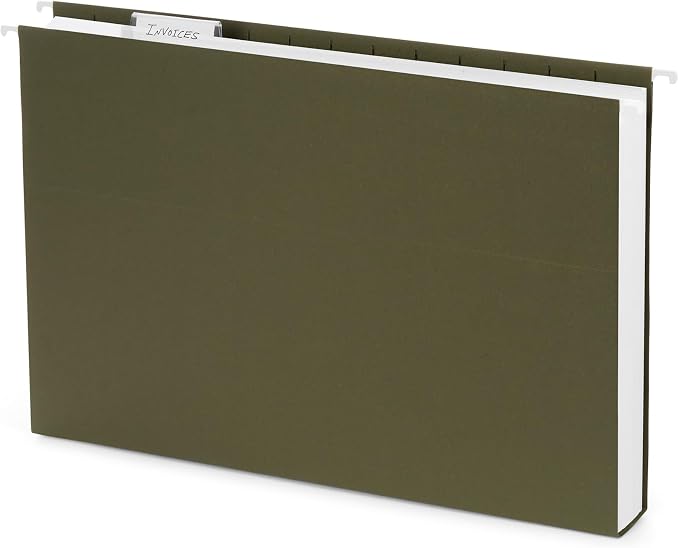 25 Blue Summit Supplies Legal Size Hanging File Folders - Image 4