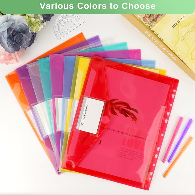 Clear Binder Folders, Binder Organizer - Image 5