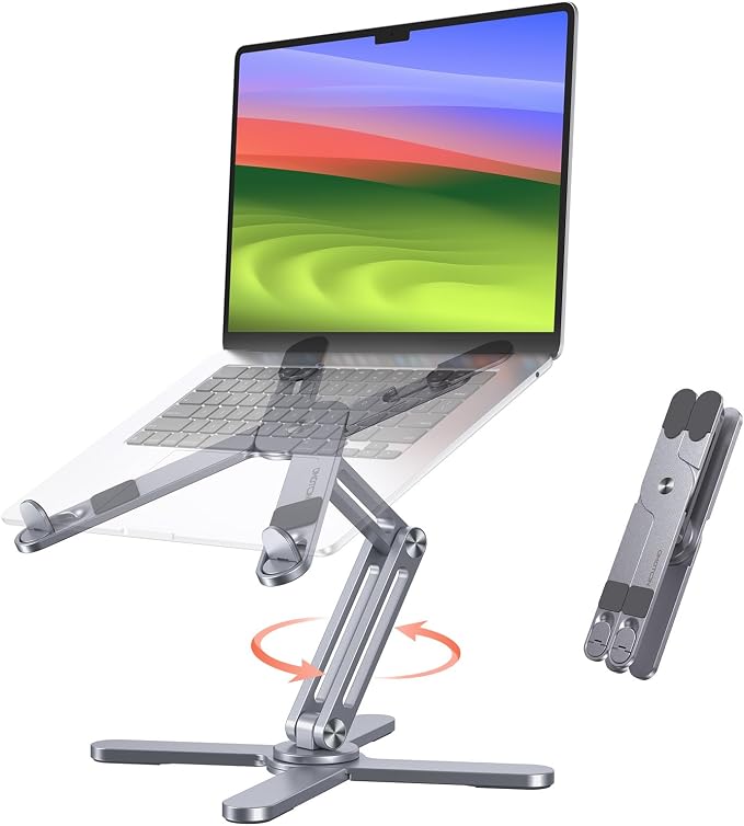OMOTON 360° Rotating Laptop Stand Riser by OMOTON