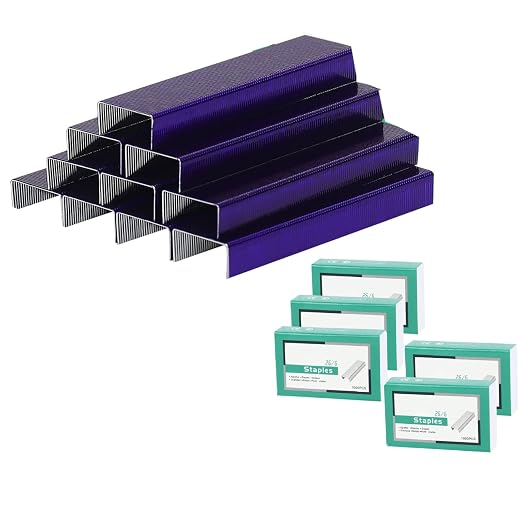 Multibey 5-Pack Purple Staples Bulk Refill by MultiBey