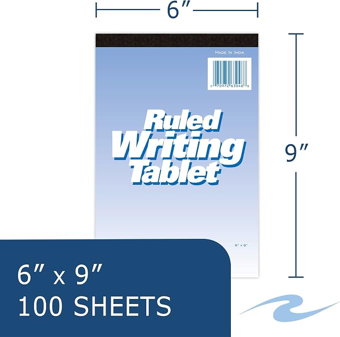 ROARING SPRING Paper Products Writing Tablet, 6 x 9 Inches, 100 Sheets - Image 2