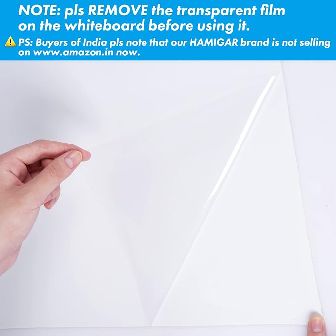 HAMIGAR Whiteboard Sticker for Wall 18" x 79" Dry Erase Board Wallpaper Peel - Image 7