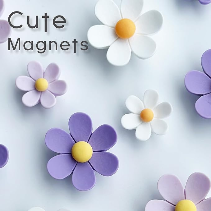 18 pcs - Cute Flower Magnet, and Decoration - Image 3