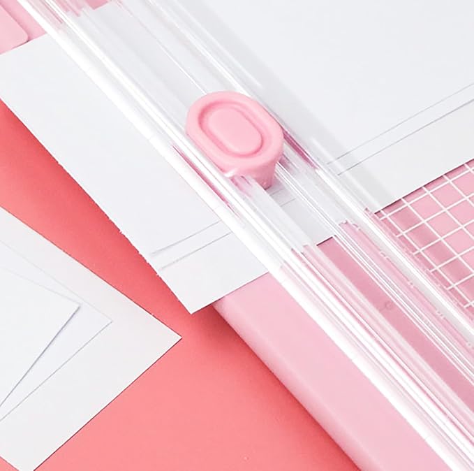 A4 Pink 10.5 Inch x 3.5 Inch Paper Cutter - Image 5