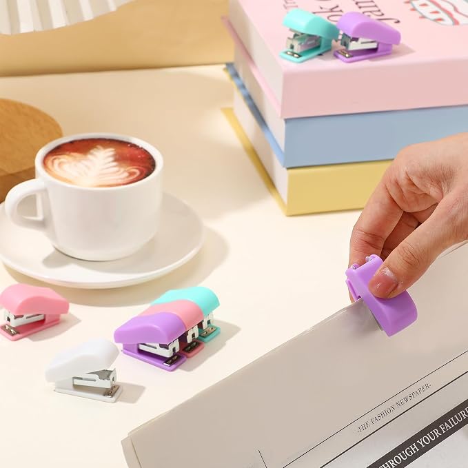 Fainne 24 Pcs Mini Stapler Bulk - Image 5