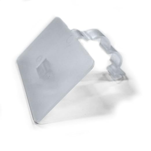 2.25" L x 1.25" H Plastic Cooler/Refrigerator UPC Label Holder Clip Organizer - Image 9