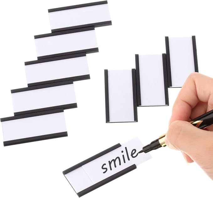 Outus 30 Pack Magnetic Label Holders 1 x 2 Inch - Image 2