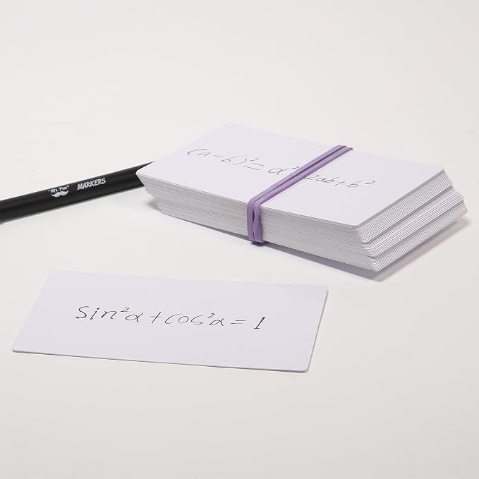 Mr. Pen- Dry Erase Index Cards, 45 Pack, Laminated on One Side | Blank Note - Image 8