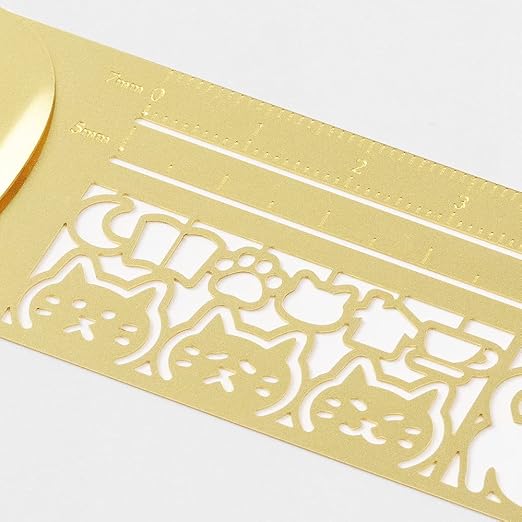 DESIGNPHIL 42291006 Midori, Clip Ruler, Cat Pattern A - Image 7