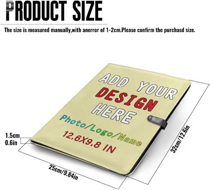 Personalized Padfolio with Logo, Custom Business Portfolio with A4/US Letter - Image 4