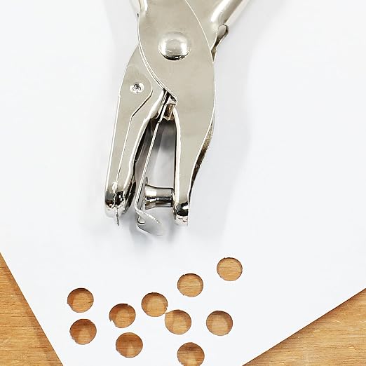 3Pcs 1/4”/ 6mm Small Mini Metal Hole Punchers Tiny Circle Shaped Hole Handheld - Image 4